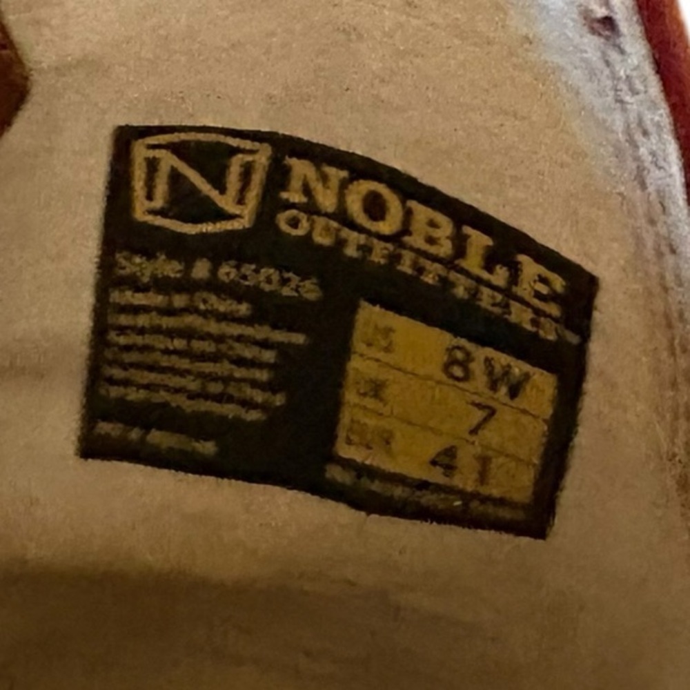 Noble Outfitters men’s square toe boots # 65026 size 8W. - Picture 9 of 9